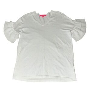 Lilly Pulitzer Kresta Sweater Heathered Resort White size XS